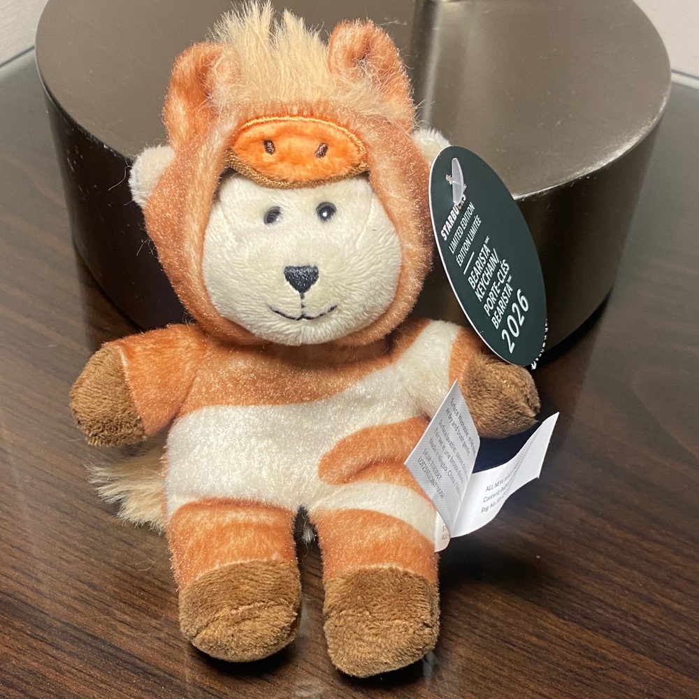Starbucks 2026 Bearista Keychain Clip limited edition year of the horse. NWT - Picture 2 of 6